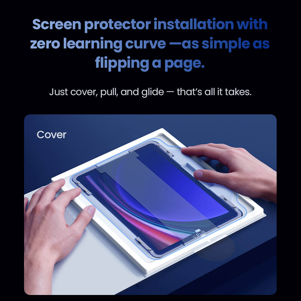 Защитное стекло NILLKIN для Samsung Galaxy Tab S10 Fan Edition (Tab S10 FE), Tab S9 Fan Edition (Tab S9 FE), Tab S9 (индекс H+ Pro)